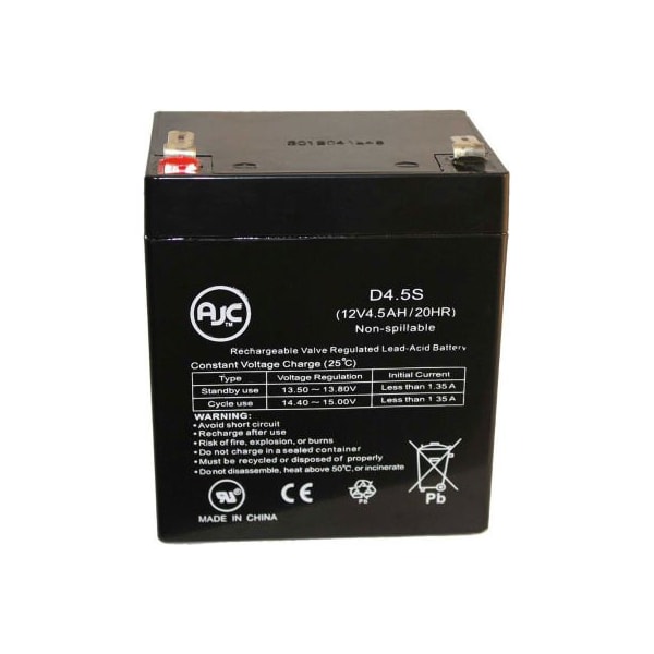 Battery Clerk AJC Honeywell Ademco Vista-10P 12V 4.5Ah Alarm Battery HONEYWELL-ADEMCO VISTA-10P - main